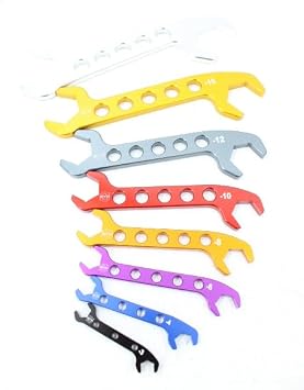 VTT Billet Non-Marring Double Ended AN wrenches - Full Set AN3 - AN20