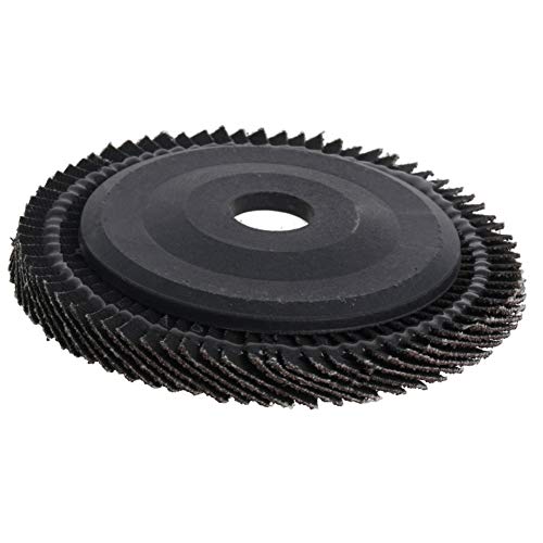 Utoolmart サンディングディスク ポリッシュホイール 研磨用ファイバーホイール 研磨ホイール サンディングディスク バフ研磨ディスク研磨 10個入り 80# 外径100mm 穴径16mm ファイバーホイール 研磨 砥石車用