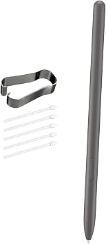 Galaxy Tab S9 FE S Pen Compatible with Samsung Galaxy Tab S9 FE Stylus Pen Replacement + Free 5 Tips for Samsung Galaxy Tab S9 FE Plus S Pen, Gray