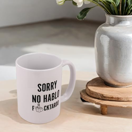 Hogg Sorry No Hablo Fuctardo Mug 15 oz Cerámica miniatura 4