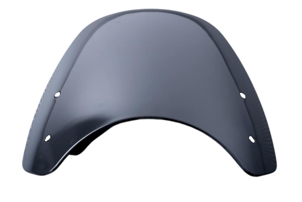 avdb-moto Szyba/Deflektor wiatru kompatybilny z DUCATI SCRAMBLER 800 2015-2017, SCRAMBLER 400 SIXTY2 2016-2023, SCRAMBLER 800 2018-2022, 800 2023-24 Z poliwęglanu (Czarny Podwójna krzywizna)