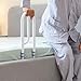 InnovaGoods - Ergonomischer Bettgriff, Höhenverstellbar 45-55cm, 2 Verstellbare Haltegurte, Tragbar und Einfache Montage, Stabil und Sicher, Weiß, Polypropylen