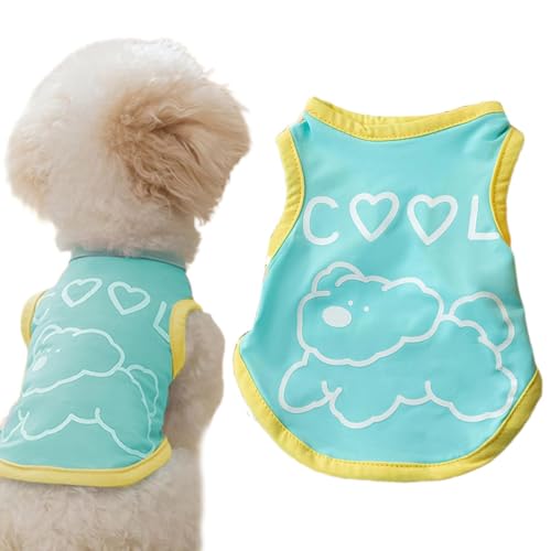 roupas de verão para cães, camisa de verão para cães | Camisa para cachorro Camisas respiráveis ​​pa