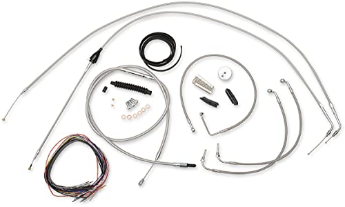 La Choppers Stainless Complete Cable/Line/Wiring Handlebar Kit For 12"-14" Bars On Models Without Abs La-8110Kt2A-13 #TOP1