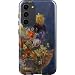 Skinit Pro Case Compatible with Samsung Galaxy S23 Plus - Nene Thomas Tabby Cat with Flowers by Nene Thomas Design