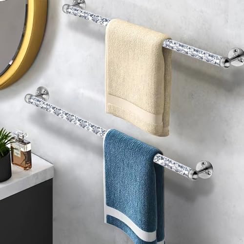 Bar For Bathroom,set Of 2 Towel Rods Wall-mounted&ensp;,towel Racks For Bath Towels,hand Towels(21&rdquo;)