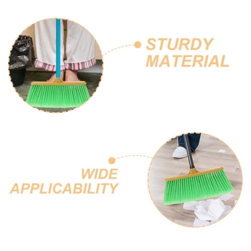 Cabezal de Escoba de Plástico Verde con diseño resistente y práctico 4