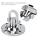 oceanside Boxing Sandbag, Rotating Steel Buckle Hook Roof Swing Hanging Chair Fixed Plate Buckles for Fitness Equipment Accessory