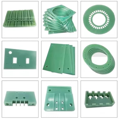 Placa de fibra de vidrio de 4mm verde claro para proyectos de bricolaje e impresoras 3D 2