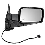 Passengers Power Side View Mirror Heated Textured Replacement for Jeep SUV 55396636AD