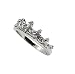 CHOP MALL Fashion Crown Women's Transparent Rhinestone Statement Rings()(1 Pc)