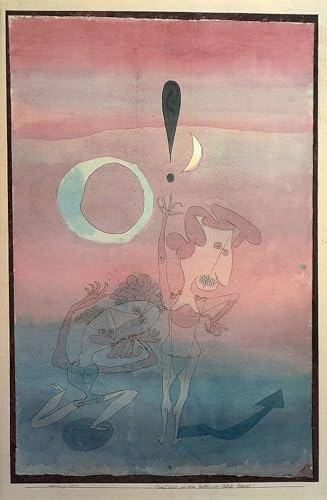 Toile Paul Klee Le Faux Serment - Tableau de ballet abstrait pour salon 60x90cm