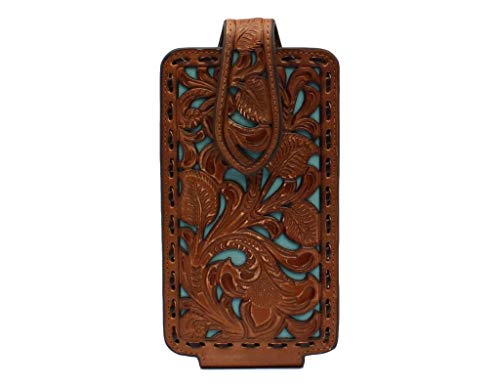 Nocona Western Handytasche Floral Underlay Laced Tan 0690633 Cover