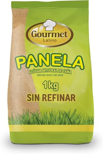 Panela Pulverizada - 1 kg - Rica en Vitaminas y Minerales - Ayuda a Mejorar tu Rendimiento Físico - Azúcar Integral de Caña Sin Refinar - Ideal para Repostería - Gourmet Latino (Paquete de 6)