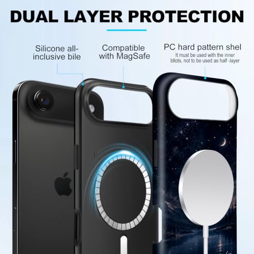 Coque iPhone 17 Air antichoc protégeant des chutes avec dos magnétique - 3