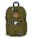JanSport Main Campus Backpack - Travel or Work backpack w 15-Inch Laptop Sleeve and Dual Water Bottle Pockets, Army Green