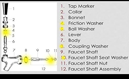 Full 2 Tap Kegerator Rebuild Kit #TOP2