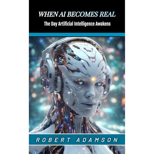 When AI Becomes Real Audiolibro Por Robert Adamson arte de portada