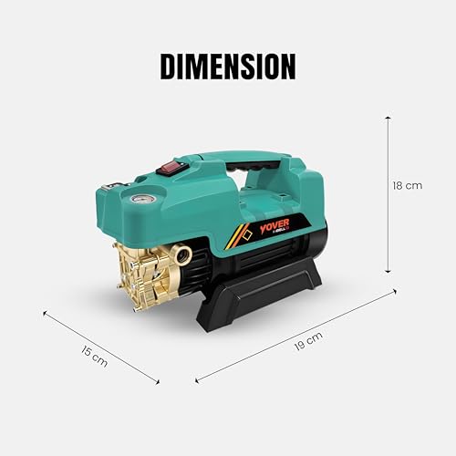 Image of IBELL YO2100 High Pressure Car Washer for Home & Bike Cleaning, 2100W Induction Motor, 150 Bar, 7.5 L /min Flow, Portable Pressure Washer with 8M Hose & Spray Gun