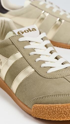 Image of Gola Women's Elan Glitz Suede Sneakers