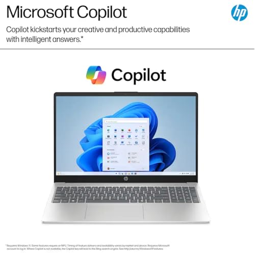 Image of HP Touchscreen Laptop, Intel 6-Core i3-1315U, 15.6'' HD Display, 64GB RAM, 1TB SSD, Windows 11 Pro, Copilot AI, Fast Charge, Wi-Fi 6, HD Camera, HDMI, HD Audio, for Student Business, w /Accessories