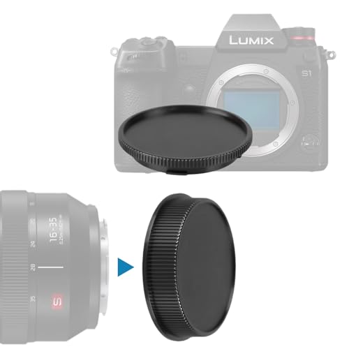 Tapa trasera para lente y tapa para cuerpo de cámara LT, compatible con cámaras SL2, SL(Typ 601), TL, T, CL, S1, S1R, S1H, S5 y lentes L-mount como 14-24mm f/2.8, 35mm f/1.2 miniatura 2
