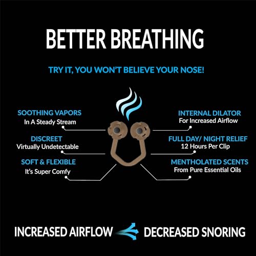 Vapor Soothers by Scenttech, Snore Reducing- Anti Snoring Aid, Nasal Dilators for Breathing, Instant Nasal Congestion Relief, Nighttime Lavender, 28 Count, Drug-Free - Image 5