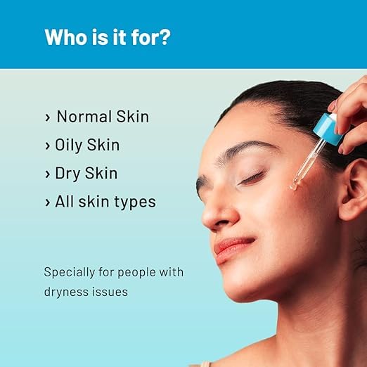 Miniatura 4 de Ácido hialurónico con suero facial hidratante de niacinamida al 10%, para piel seca, normal y grasa, atrapa la humedad para una piel hidratada y