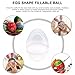 Fgbetcv 2 Pcs Jumbo 16 inch Giant Way to Celebrate Clear fillable Plastic Easter Egg,Empty Plastic Surprise Eggs Fillable for Easter Basket Stuffers Party Decoration