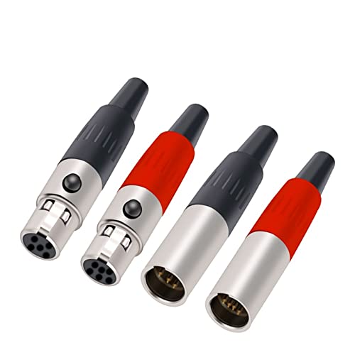 Fiche XLR femelle 5 broches pour câbles de microphone de studio et scène, 100 pcs