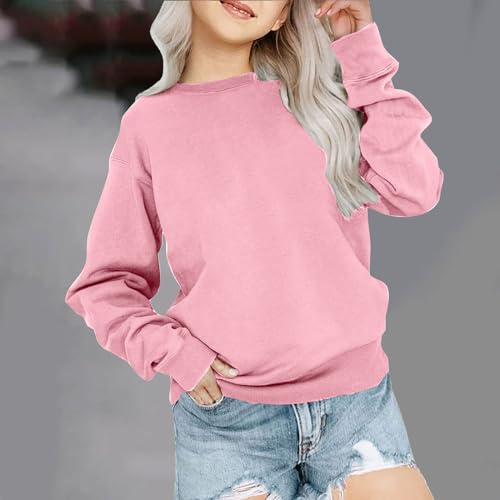 Sweatshirt for Teen Girls Boys Fleece Crewneck Pullover Long Sleeve Fall Tops Loose Casual Preppy Winter Sweater 20252