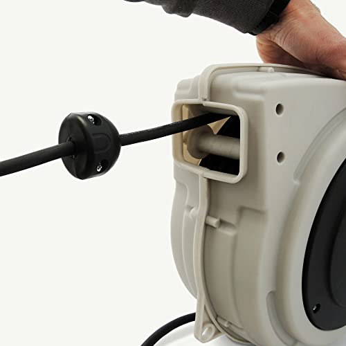 Enrollacables profesional MAXTOOLS ER400 de 20 metros con cable tripolar 5