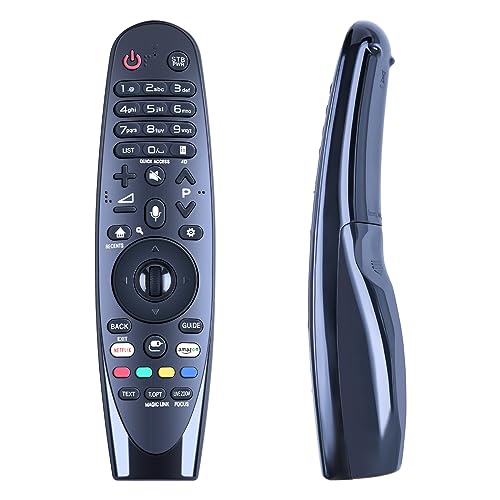 GOUYESHO Reemplazo para LG Smart TV AN-MR650A Mando a Distancia AKB75075301 43UJ6500 55UJ6540 60UJ7700 70UJ6570 72SJ8570 75UJ6520 86SJ9570 49SJ800T 60SJ800T 850T Sin función de Voz