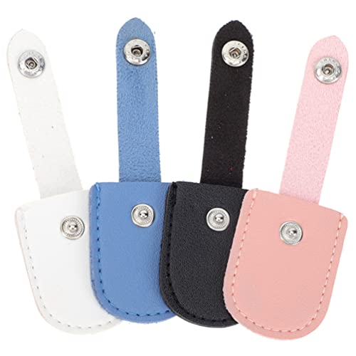 FOMIYES 4pcs Manicure Manicure Scissor Holder Cuticle Pouch Holder Nail Clippers Cover