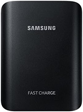 fast charge 10200mah external battery pack black
