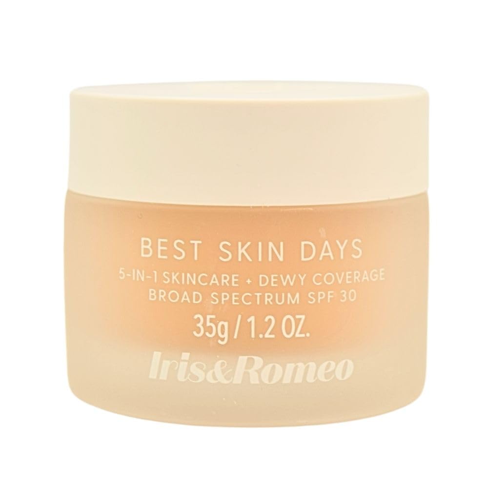 IRIS&ROMEO Best Skin Days SPF30 Whipped Tinted Moisturizer with Vitamin C + Hyaluronic Acid - Shade 3 - Light with Warm Undertones