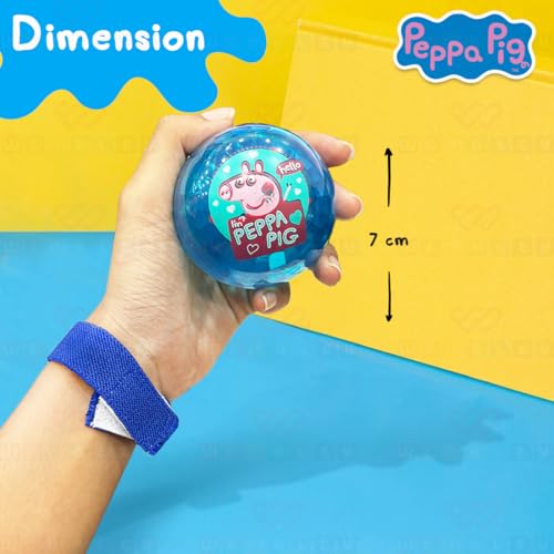 Image of Wembley Peppa Pig Yo Yo Ball for Boys Girls Kids Activity Toy with Adjustable Wrist Band LED Light Playset Bounce Ball Return Gift /Birthday Gift - Random Colors
