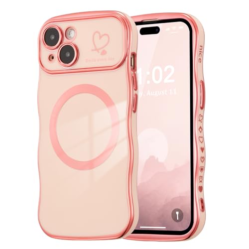 Coque iPhone 13 rose bouclée idéale pour vos selfies et sorties