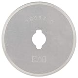 貝印 ロータリーカッター 丸刃 替刃 2枚 回転 切れ味に特化したカッター 直径28mm 綺麗な切断面 手芸 裁縫 DIY 布・皮・ビニール・フィルム・紙 5028JBL