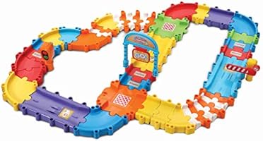 VTech Toot-Toot Drivers Track Set, First Kid's Car Set, Cars for Boys and Girls, Suitable for Kids Aged 1 to 5 Years Old,...
