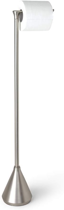 ZLXDP Toilet Paper Holder-Freestanding Toilet Paper Holder, Toilet Roll Holder Stand Size： 11.43 * 70.13 Cm