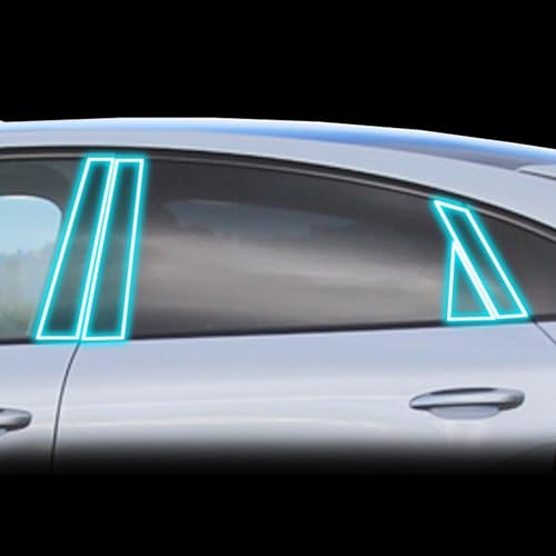 Film protection TPU anti-rayure pour colonne de fenêtre Porsche Cayenne 2019-2023