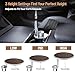 Car Tray Table & Car Desk for Laptop with 2 Risers and Anti-Slip Pad, 360° Rotating Cup Holder for Working and Eating Compatible with Tesla Model 3/Y/S, Ford F150/Explorer/Maverick & Most Vehicles/EV