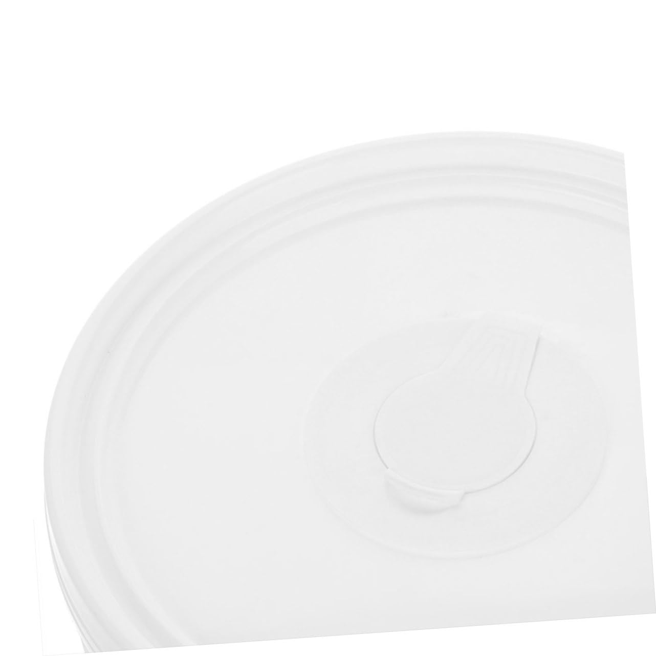 Lot de 2 Boîtes de Lingettes en Plastique Blanc, Grosse Capacité, Fraîcheur Scellée, Pratique à Transporter pour Salle de Bain et Voiture