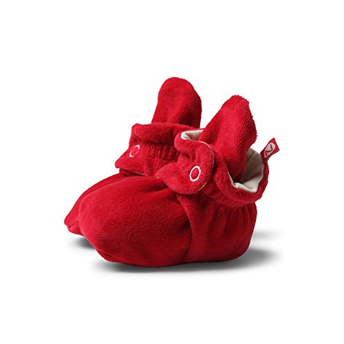 Zutano Baby Velour Bootie - Red, 18 Months