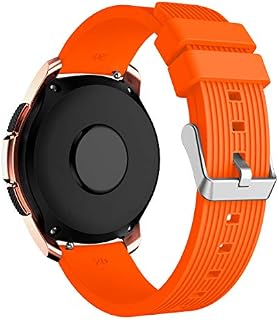 KOMI Watch Straps compatible with Galaxy Watch 42mm / 46mm, Silicone Fitness Sports Replacement Band (42mm, dark blue)