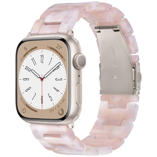 V.R.HOPE Armband für Apple Watch 40mm 41mm 42mm 38mm 44mm 45mm 46mm 49mm | Leicht & wasserfest, edel & kombinierbar. Modernes Resin-Armbänder Kompatibel mit iWatch SE/Ultra Series 11/10/9/8/7/6/5/4/3
