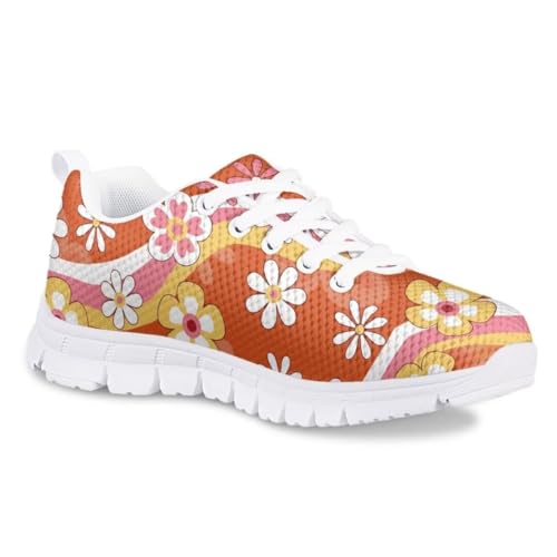 Pinupub Kids Running Shoe for Boys Girls Lace-up Running Tennis Sneakers Casual Sports Shoes2