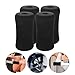 SUPVOX 6pcs Black Foam Foot Pads for Exercise Equipment, Leg Extension Machine Covers, Gym Replacement Rollers, 5.11 X 2.75 X 0.90 Inch, Home Gym Accessories
