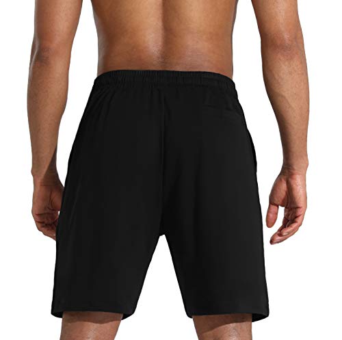 Men's Lounge Shorts with Deep Pockets Loose-fit Jersey Shorts for Running,Workout,Training, Basketball3
